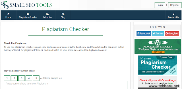 small seo plagiarism checker